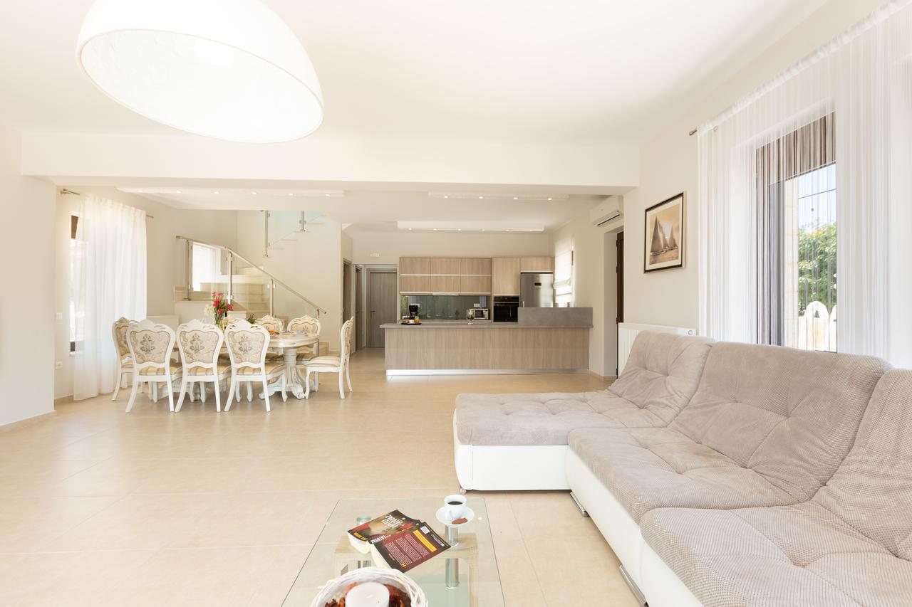 Eudora Luxury Stone Villa Almirida Exterior foto